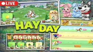 🔴 Hay Day LIVE 🌾 | Chill Bunny Derby 🐰 | Decoration Event 🎄 | Wheating + 20 Bolts Giveaway 🎁