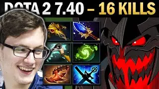 Shadow Fiend Pro Carry with 16 Kills and 900 GPM - Dota 2 Gameplay