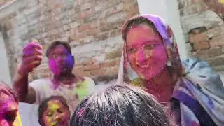 Prayagraj Holi with family (second day) 😍😍