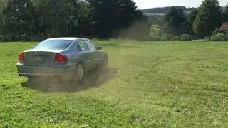 2006 Volvo S60 R aka Voluna drifts The Goodrow's Field ( 8-29-18 )