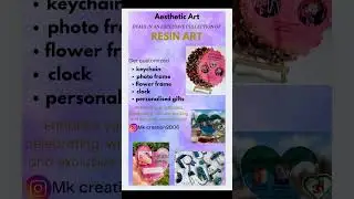 resin art customized product available keychain, photo frame, clock affordable price