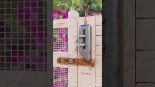 😲 Premium Automatic Sliding Gate Lock 🔐 Smart Design Idea
