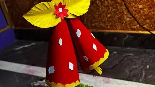 Beautiful craft paper activity #christmas #special #craft #paper #bell #tutorial 