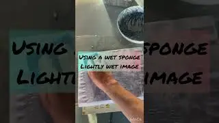 FAST EASY photo transfer onto encaustic TUTORIAL