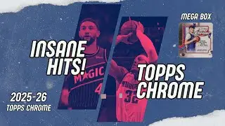INSANE HITS! 🔥 2025-26 Topps Chrome Basketball Mega Box | HUGE AUTO + /10 Pull
