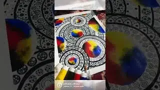 This time I tried it with primary colors and I loved this too🤩✨
