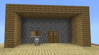 I built my first house in oneblock 🤯#minecraft #gaming #minecraftpe 