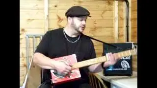 StumbleCol-Cigar Box Guitar-Beginners Slide Guitar Lesson