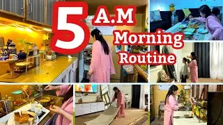 5 A.M Morning Routine of a Housewife/ CHICKEN BIRYANI RECIPE