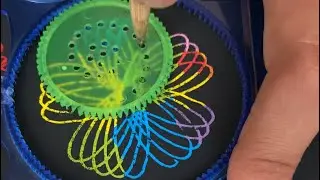 Spirograph Designs | Magic ruler | Big wisdom |#shortsvideo #viral #trending #spirograph #2024 #art 