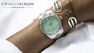 Oris - Unboxing the NEW Divers Sixty Five Cotton Candy Green I Jura Watches