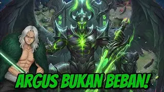 ARGUS CAPEK JADI BEBAN!! Gameplay Argus - Mobile Legends : Bang Bang Indonesia #mlbb