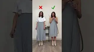 From skirt to dress 💕 YES or NO? 👀 Daily #shorts about #fashioninspo and #fashionhacks #fashion