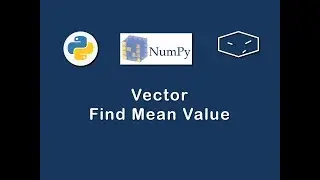 numpy vector find mean value
