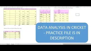 Data Analytics in Cricket
