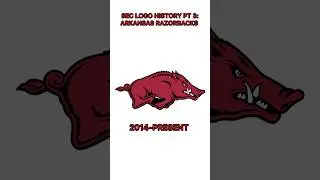 SEC Logo History Pt 3: Arkansas Razorbacks   #arkansas #collegefootball #woopigsooie