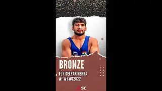 Bronze for Deepak Nehra at #cwg2022 🥉🇮🇳🔥 #shorts #commonwealthgames #wrestling