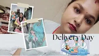 My 2nd C section 🤞🙂 DELIVERY DAY 💙🤍 OPRATION FULL DAY STORY &hearts;️