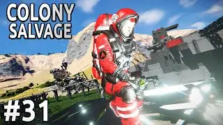 Space Engineers - Colony SALVAGE - Ep #31 - DREADNOUGHT Repairs!