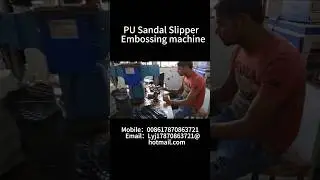 PU Sandal Slipper Embossing Machine