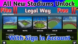 How to unlock All Stadiums In WCC2|| No mode,No Root,No coins By New Trick|| Gaming Helper||