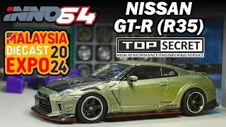 Unboxing & Showcase Inno64 Nissan GT-R (R35) Top Secret (Malaysia Diecast Expo 2024 Exclusive)