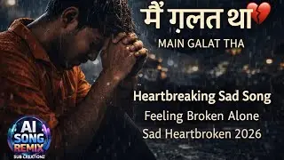 Main Galat Tha 💔| Broken Heart Sad Song | Feeling Alone 2026