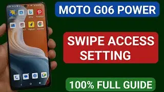Moto g06 power mein swipe access setting kaise change kare