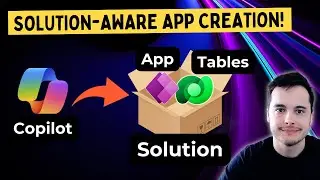 Power Apps Copilot: How to Create Tables Inside Solutions | Microsoft Copilot Tutorial