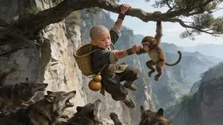 少年從狼群口中救下神猴，卻意外獲得絕世功夫，打遍天下無敵手！ #kungfu #movie #功夫 #李連杰