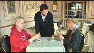 Debat carnavaler entre el vilanoví Bienve Moya i el sitgetà Jordi Cubillos