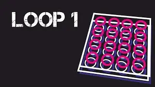LOOP 1 Squares on a black background 1080 HD DISCO FOOTAGE VJ ВИДЕО ЗАСТАВКА ДЛЯ ДИСКОТЕКИ