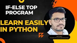 if-else important program, python if else program in easy way