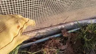 Holding Greenhouse Plastic Tight Without Channel Lock or Wiggle Wire.