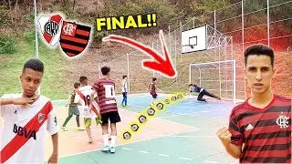 GRANDE FINAL! FLAMENGO vs RIVER PLATE 5 vs 5 DESAFIOS DE FUTEBOL 2019 QUEM GANHOU?