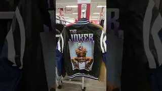 JOKER CREEPY BATMAN FAUX LEATHER JACKET - JOKER VILLAIN DC FASHION FUN - MEN'S SIZES