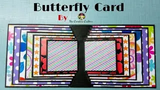 #butterflycard #card #handmade Butterfly Card/Handmade Card/Butterfly Album by The Creative Crafters