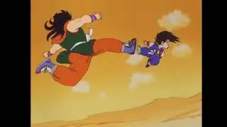 Goku vs Yamcha the bandit king (wolf hang fist technique)