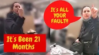 IGNORANT Racist Karen Gives Hate Speech About Chinese People Causing Lockdowns