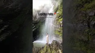 Lepcha Falls 🌿 | Best Hidden Waterfall in West Bengal near Jogighat Bridge! #shorts #lepchafalls