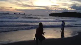 Sunset at Cijin Island Taiwan