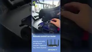 ​​This Router Controls RC Cars Like a PRO Setup! (Z8102AX-T + Sensor Module Test) #5grouter #wifi6