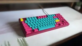 Lin Whale Special - Cherry MX Browns on PC Half Plate Typing Sounds