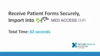 Import attachments from Secure Health Exchange to Med Access