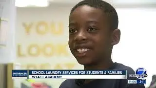 Wyatt Academy opens free laundry room for students
