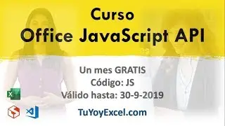 Un Mes Gratis - Curso TypeScript para Excel - Office JavaScript API - JavaScript desde Excel