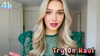 4k See Through Try-On Haul | Transparent Lingerie & Bikini