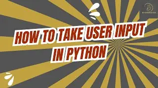 How to Take User Input in Python | Beginner Tutorial