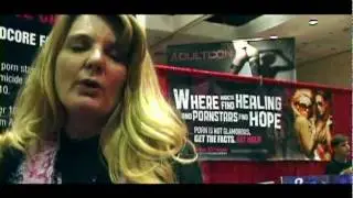 The truth behind the fantasy of porn. Pink Cross at Adultcon March 2011