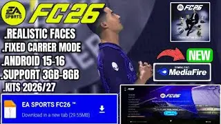 EA SPORTS FC26 MOD FIFA 16 MOBILE ANDROID OFFLINE REALISTIC GAMEPLAY ATTRIBUTE CONVERT FIFA 22 